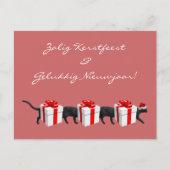 Die längste Katze der Welt Postkarte (Vorderseite)