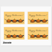 Die längste Katze der Welt Rechteckiger Aufkleber (Blatt)