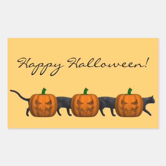 Die längste Katze der Welt Rechteckiger Aufkleber (Vorderseite)