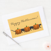 Die längste Katze der Welt Rechteckiger Aufkleber (Umschlag)