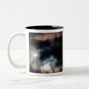 Die längste nächtliche Wintersolstik Kunst Zweifarbige Tasse