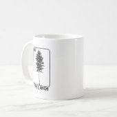 Die Lärche Kaffeetasse (Vorderseite Links)