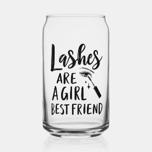 Die Lashes sind die Hauptgerichte, die sich in der Dosenglas