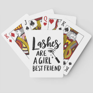 Die Lashes sind die Hauptgerichte, die sich in der Spielkarten