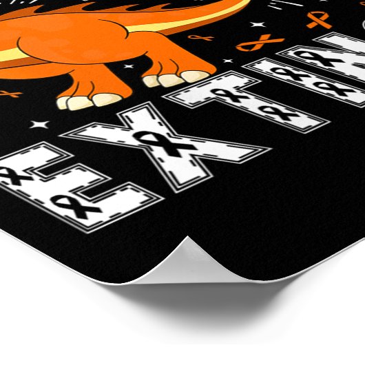 Die Lassend machen Frau Aussterben Dinosaurier-Bew Poster (Ecke)