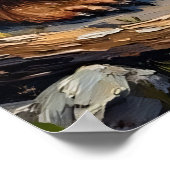 Die Last des Gläubigen: Ein Bigfoot's Stance Poster (Ecke)