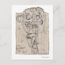 Die Last des Selbst Feiertagspostkarte