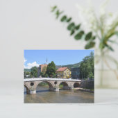 Die Lateinerbrücke. Sarajevo. Postkarte (Stehend Vorderseite)