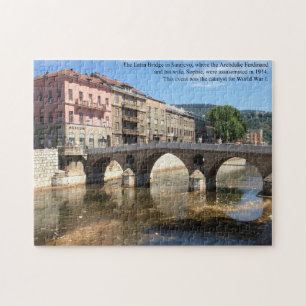 Die lateinische Brücke Sarajevo Bosnien Puzzle