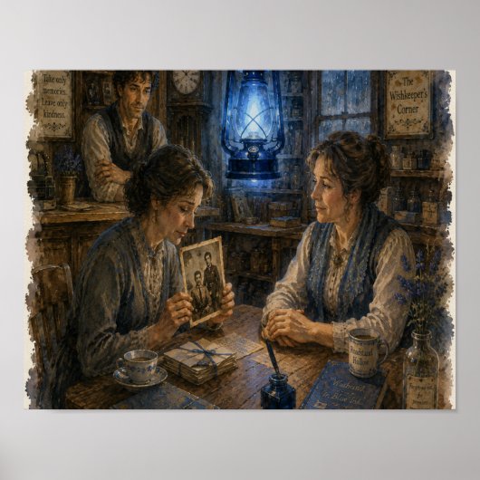 Die Laterne, die blau flackerte: Tafel RH-WC-B2-00 Poster (Vorne)
