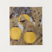 Die Laternenbären - Maxfield Parrish Wandteppich (Vorderseite)