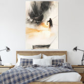 Die Laternenhalterung Leinwanddruck (Insitu (Schlafzimmer))