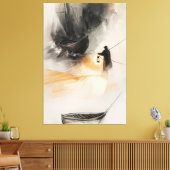 Die Laternenhalterung Leinwanddruck (Insitu (Wohnzimmer))