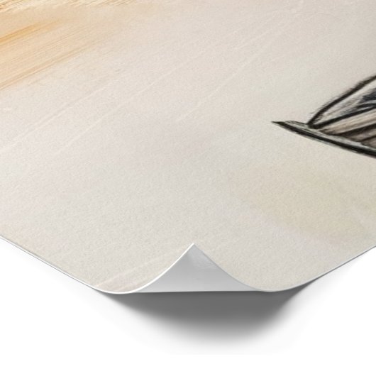 Die Laternenhalterung Poster (Ecke)