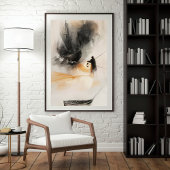 Die Laternenhalterung Poster