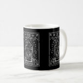 Die Latte-Tarot-Karte des Gingerbrotes Kaffeetasse (VorderseiteRechts)