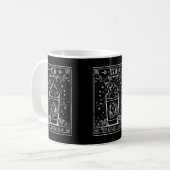 Die Latte-Tarot-Karte des Gingerbrotes Kaffeetasse (Vorderseite Links)