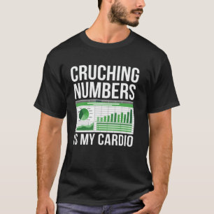 Die laufende Nummer ist mein Cardio Funny Accounta T-Shirt