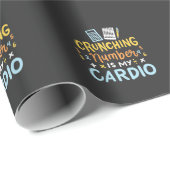 Die laufende Nummer ist mein Cardio Geschenkpapier (Rolleneckpunkt)