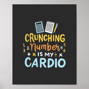 Die laufende Nummer ist mein Cardio Poster