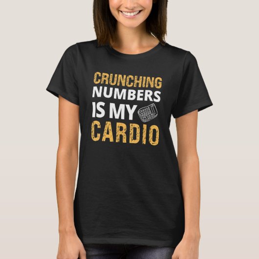 Die laufende Nummer ist mein Konto bei Cardio Acco T-Shirt (Vorderseite)