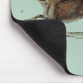 Die laufenden Hasen bei Ostern Mousepad (Ecke)