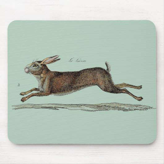 Die laufenden Hasen bei Ostern Mousepad (Vorne)