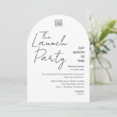 Die Launch-Party Einladung (Stehend Vorderseite)