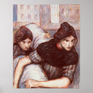 Die Laundresses, 1898 (Pastell auf Leinwand) Poster