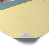 Die Lauscherin ~ Eugene de Blass Poster (Ecke)