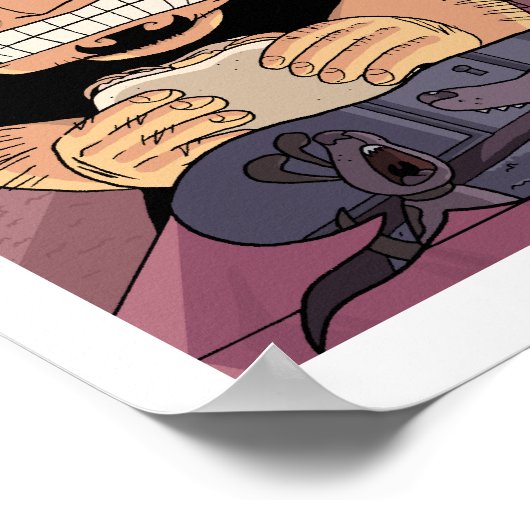 Die lauten Nachbarn Poster (Ecke)