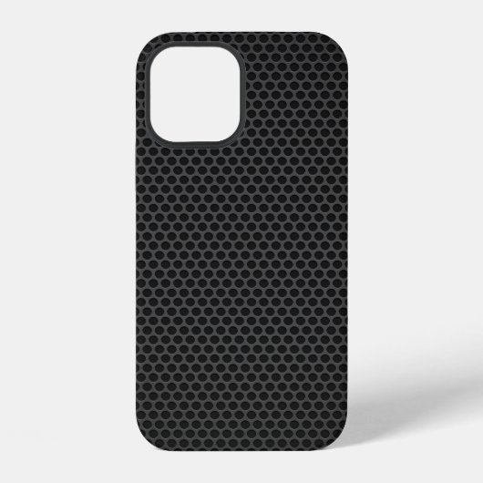 Die Lautsprechergittertextur iPhone Hülle (Rückseite)