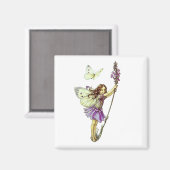 "Die Lavendel-Fairy" Magnet (Vorderseite/Rückseite)