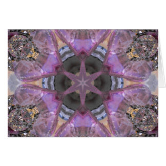 Die Lavendel-Kristallstern-Mandala