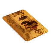 Die Lawine (von Gerolamo Induno) Magnet (Rechte Seite)