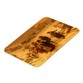 Die Lawine (von Gerolamo Induno) Magnet (Linke Seite)