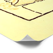 Die Lazy Housemaid Walter Crane Poster (Ecke)