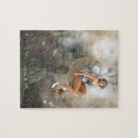 Die Lazy Moon Fairy Puzzle (Horizontal)