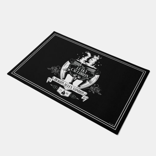 DIE LEAKY CAULDRON™-Shop-Grafik Fußmatte (Schrägansicht)