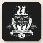 DIE LEAKY CAULDRON™-Shop-Grafik Getränkeuntersetzer (Vorderseite)
