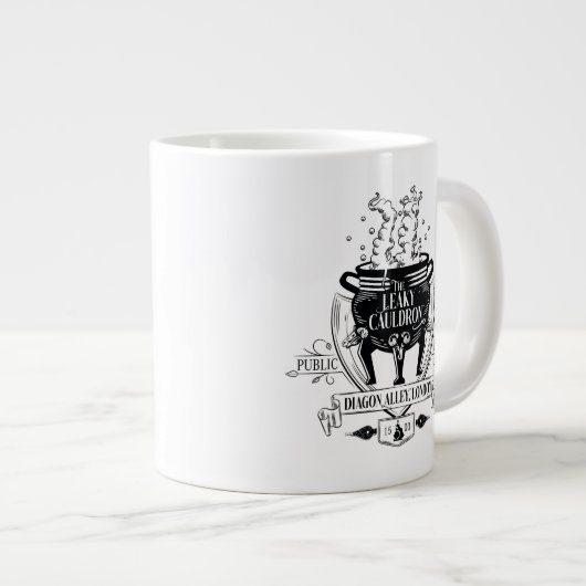 DIE LEAKY CAULDRON™-Shop-Grafik Jumbo-Tasse (Vorderseite Rechts)