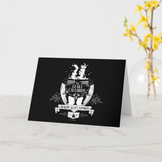 DIE LEAKY CAULDRON™-Shop-Grafik Karte (Gelbe Blume)