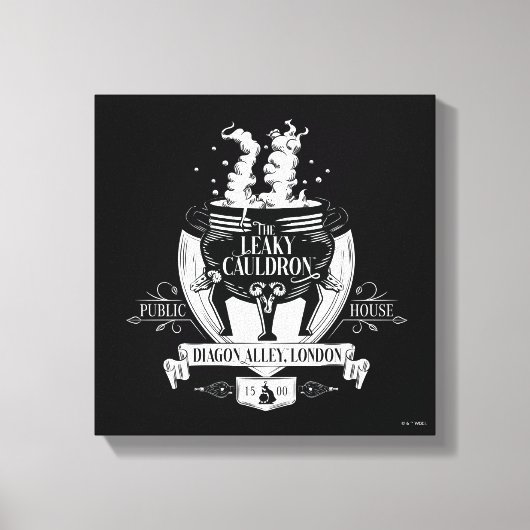 DIE LEAKY CAULDRON™-Shop-Grafik Leinwanddruck (Vorderseite)