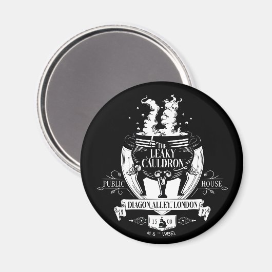 DIE LEAKY CAULDRON™-Shop-Grafik Magnet (Vorderseite/Rückseite)