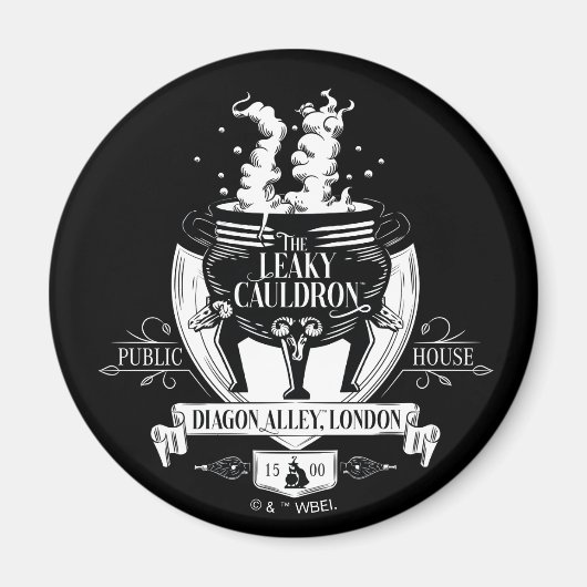 DIE LEAKY CAULDRON™-Shop-Grafik Magnet (Vorne)