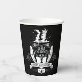 DIE LEAKY CAULDRON™-Shop-Grafik Pappbecher (Rückseite)