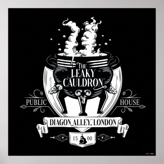 DIE LEAKY CAULDRON™-Shop-Grafik Poster (Vorne)