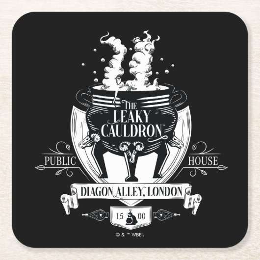 DIE LEAKY CAULDRON™-Shop-Grafik Rechteckiger Pappuntersetzer (Vorderseite)