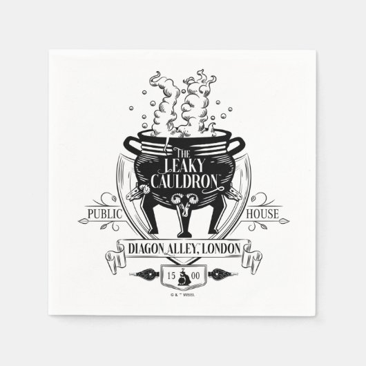 DIE LEAKY CAULDRON™-Shop-Grafik Serviette (Vorderseite)