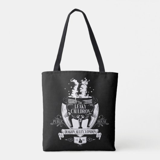 DIE LEAKY CAULDRON™-Shop-Grafik Tasche (Rückseite)